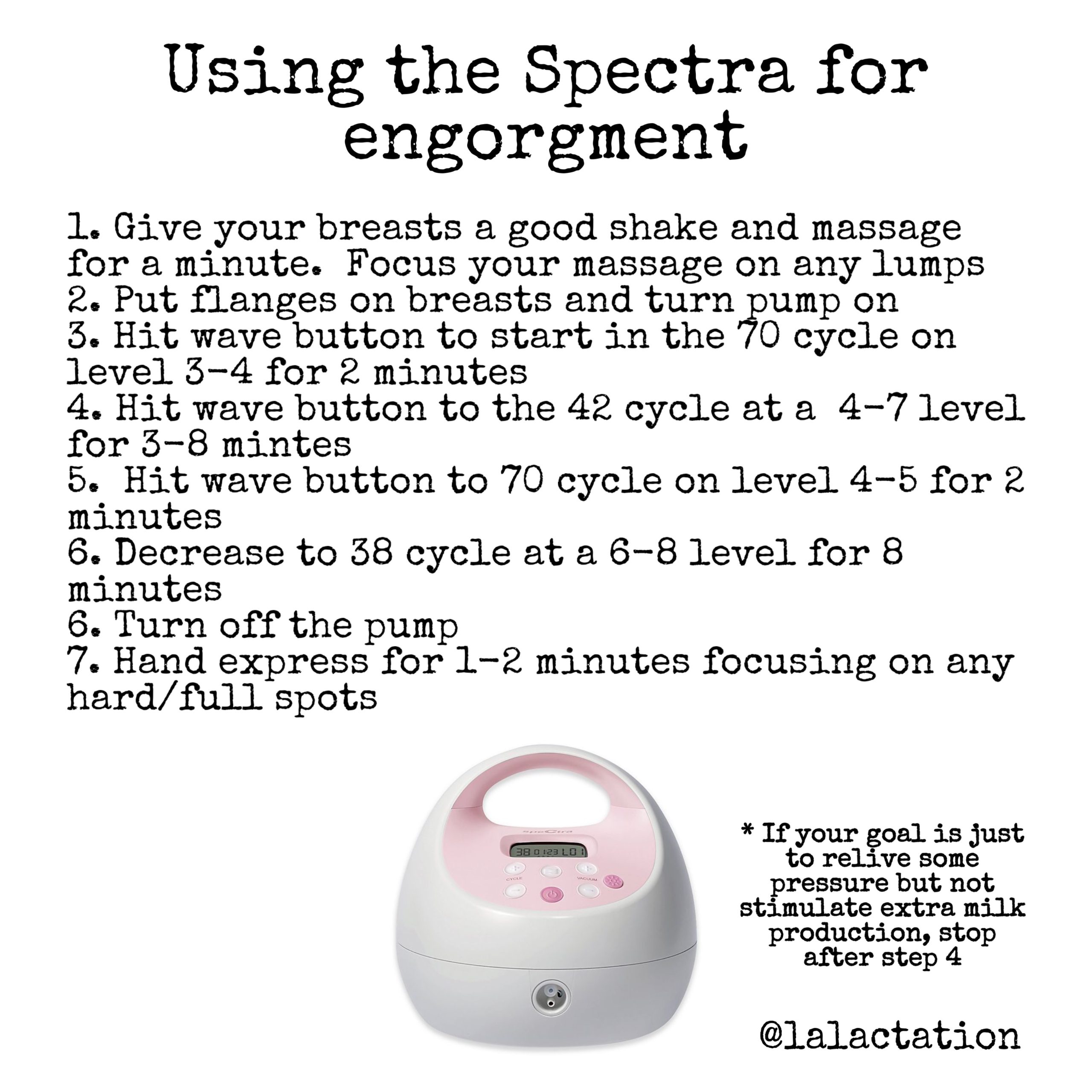 spectra s2 breast pump best settings