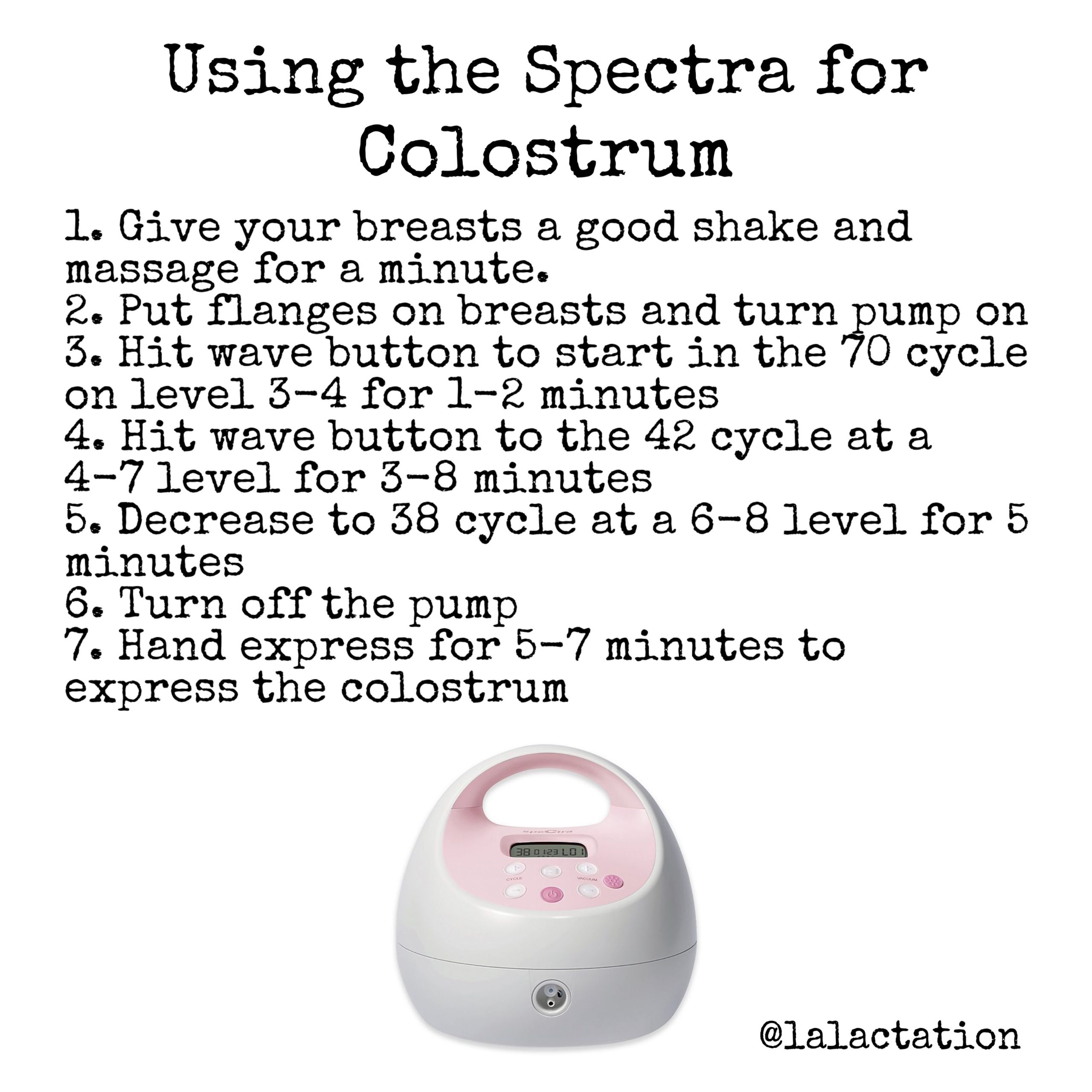 How to use my Spectra Breast Pump: Maximizing settings, suction and cycle  levels - LA Lactation, LLC