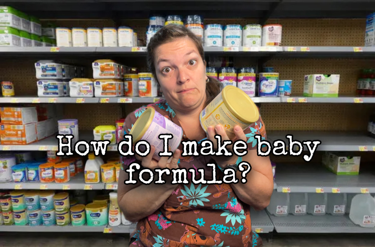 Baby formula: how to make and store it